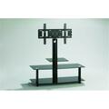 Tygerclaw 3-Layers Tv Stand With 37 In. - 60 In. Mounting Bracket- 1 Small Plus 2 Wide - Black LCD8401BLK